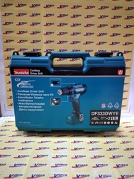 ORI MAKITA DF333DWYE MESIN BOR BESI 10MM CORDLESS DRILL DF 333 DWYE BATERAI ORIGINAL ASLI