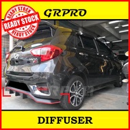 ✅ READY STOCK✅ Perodua Myvi G3  2018 - 2021 PU Rear Diffuser/Add On Diffuser/ Rear Skirting