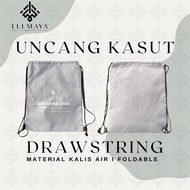 ELLMAYA: Bag Uncang Kasut Drawstring 13" x 16.5" inch Waterproof Hangable Foldable