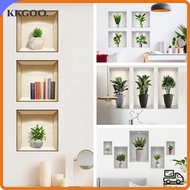 KKGOO  Decal DIY Waterproof Livingroom Bedroom Creative Plants Potted