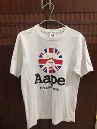 〔本丸小舖〕AAPE T-shirt  男生S號 正貨 香港二手 僅下水洗過一次