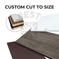 Custom Cut To Size Chipboard 15mm White MB Laminated Edging Chipboard Papan BEST Chipboard