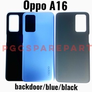 Oppo A16 Backdor - Battery Cover Back Case Cover Backc - blue