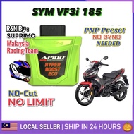 SYM VF3i 185 Racing ECU Hyper Boost PNP Sahaja No Dyno No Cut OFF Top Speed APIDO Suprimo VF3i 185 C