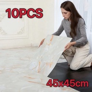 10PCSMarble floor sticker Self-adhesive flooring 45X45CM Vinyl tiles sticker for rough ground