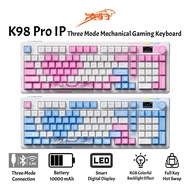 Lingbao K98 Pro IP 101 Key RGB Wired Bluetooth Mechanical Gaming Keyboard (10000mAh)