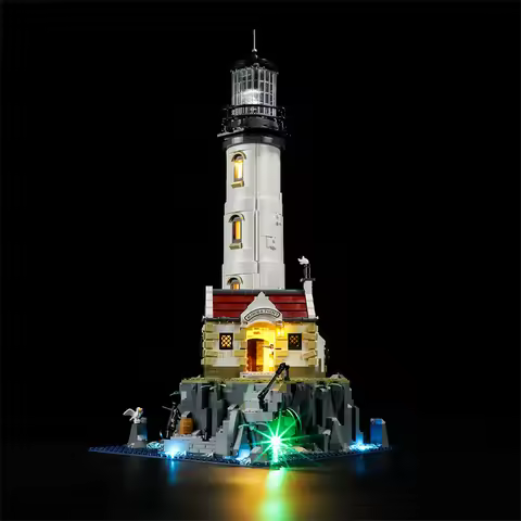 2022 NEW IN STOCK Remote Control LED Light Set For Motorised Lighthouse Compatible With LEGO 21335 S
