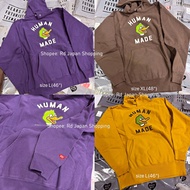 Human Made Hoodie Purple Yellow Brown Duck unisex