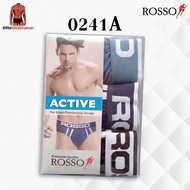 ROSSO (รุ่น 0241A) กางเกงในชาย ขาเว้า ดูดีมีสไตล์ คลาสสิก เรียบง่าย เข้ากับทุกลุค (คละสี 3 ตัว 3 สีเ