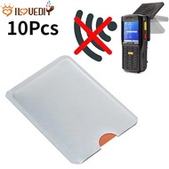 10Pcs Anti Theft Bank Credit Card Protector ID Business Credit Cards Case Cover Aluminium Foil Card Case Anti RFID Card Holder NFC Blocking Reader Lock