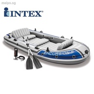 INTEX thickened 5-person inflatable boat fishing boat kayak oak widened kayak air boat
