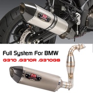 G310GS G310R Motorcycle Exhaust Pipe G310 R Yoshimura Exhaust G310R Section G310 GS For BMW Exhaust