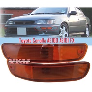 Toyota Corolla AE100 AE101 FX Front Bumper Signal Light Signal Lamps Lamp Turn Signal Amber SET
