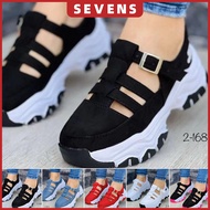 Ready stock kasut getah perempuan sandal bertutup 2023 new fashion Sneakers women plus size 36-43 re