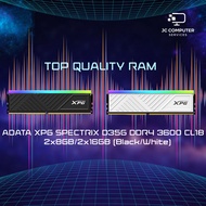 ADATA XPG SPECTRIX D35G DDR4 3600 CL18 2x8GB 2x16GB Black White Desktop Computer PC RAM