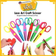 [uBeli] Gunting Art Kids Art Scissors Zig Zags Scissor Wave Scissors Lace Scissors Craft 花边剪刀 - ST70