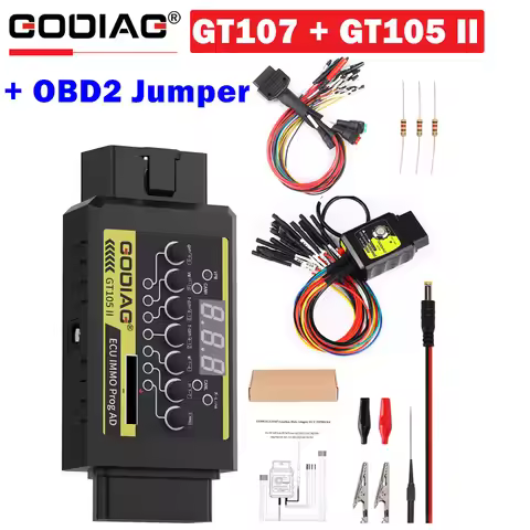 GODIAG GT107 + GT105 II DSG Plus Gearbox Data Adapter For DQ250, DQ200, VL381, VL300 for Benz/BMW an