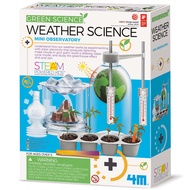 [คูปอง 2 ต่อ]  4M Kidz Labs - Green Science Weathe ชุดทดลองสภาพอากาศ ของเล่นสร้างอากาศ วัฏจักรของน้ำ