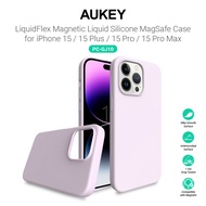 AUKEY PC-GJ10 iPhone 15 / 15 Plus / 15 Pro / 15 Pro Max LiquidFlex Magnetic Liquid Silicone MagSafe