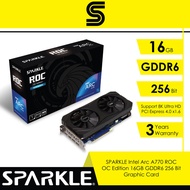 SPARKLE Intel Arc A770 ROC OC Edition 16GB GDDR6 256 Bit Graphic Card