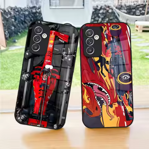 Luxury Formula 1 F1 Car Phone Case For S23 Samsung S24 S25 Ultra S22 S20 Fe S21 Plus A54 A34 A24 A53