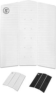 SYMPL Surfboard Front Traction Pad • 3 pc Front Grip • Surfboard, Skimboard, Longboard Deck • Maximu