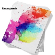 60 Sheets Sketch Paper Acid-Free Bulk White Paper Cold Press 50% Cotton 140Lb /300Gsm (7.68 X 5.31 I