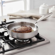 [Flameer] Stainless Steel Frying Pan-Grade-Grade 316L Stainless Steel Pan Induction Compatible Skill
