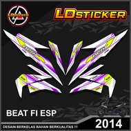 Sticker Striping Motor Beat Street Variasi Lis semi full Racing / striping stiker Beat Fi Esp / Beat Iss / Beat Fi New - Stiker Variasi 2016-2019
