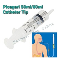 Picagari / Syringe Besar 50ML 60ML Catheter Tip (hujung Besar) (Tube Feeding susu) 1pcs