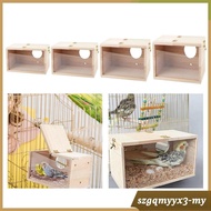 [ Parakeet Pet Accessories Transparent Breeding Box for Lovebirds Budgie