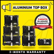 RideForce Motorcycle Metal Aluminium Top Box 25L 35L 45L 55L 65L 80L [MOTOMALL]