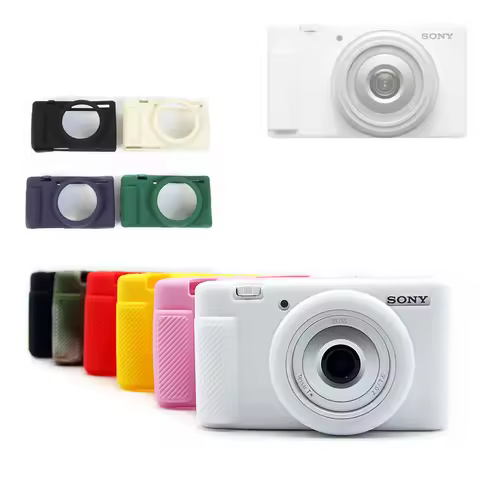 Rubber Silicon Case Body Cover Protector Frame Skin for Sony ZV-1F ZV1F Camera