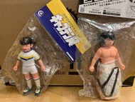 全新未開封  工匠堂 足球小將 膠公仔一對 不散放