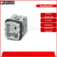 PHOENIX CONTACT 6 POLE FEMALE CONTACT INSERT (HC-B6-I-UT-F)(PHOE-1648128)