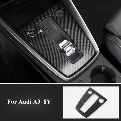 LHD, for Audi A3, 8Y, 2019, 2020, 2021, center console, interior cover, protective accents