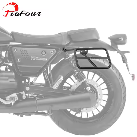 Side Bag Trunk Holder For V9 Bobber V9 Roamer 2018-2024 Motorcycle Left Right Side Saddle Bag Bracke