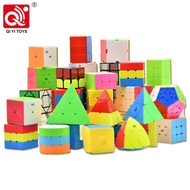 QiYi Speed Cube 2x2 3x3 4x4 5x5 Magic Cube Megaminx Mirror Pyramid Fisher Widmill Axis Jelly Cube Pu