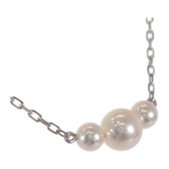 MIKIMOTO  Necklace Akoya Pearl/K18 white gold Women