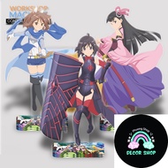 Bofuri I Don't Want To Get Hurt Standee Model Anime Acrylic Manga Study Corner Desk Decoration Acces