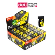 2B Deli Eraser, 40×22×12mm, Black - 1 tablet - E3043