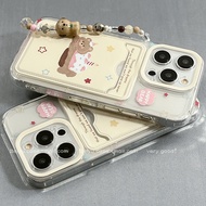 Girls Premium Lanyard Card Holder Cartoon Casing Xiaomi 0 15 ultra poco F7 Ultra X7 PRO C75 14T Pro 