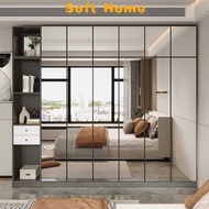 Wardrobe Mirrored Walk-In Closet Wardrobe Storage Cabinet Wardrobe Cabinet Corner Wardrobe Open Ward