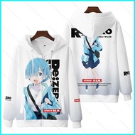 GN Anime Jacket RE Zero Rem Unisex Loose Fit Plus Size