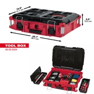 Milwaukee packout Toolbox 48-22-8424, Sturdy, Impact Resistant Milwaukee Tool Box