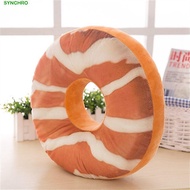 SYNCHRO Pillow Doughnut Nap Pillow Christmas Sofa Kids Toy Pillow Cover Chocolates Donut Seat Cushio