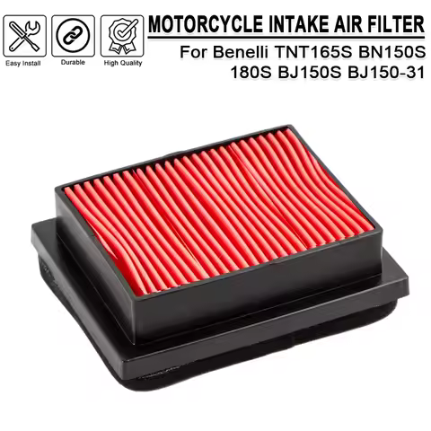Motorcycle Engine Air Filter Cleaner Intake Element Oil Filters Moto Accessories For Benelli TNT165S