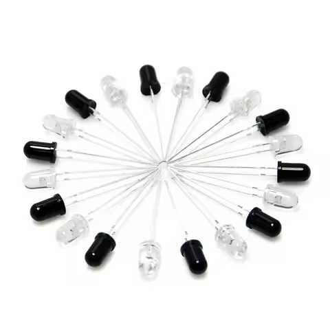 3mm 5mm LED Infrared Emitter and IR Receiver Diode 940nm IR LED Diode Kit