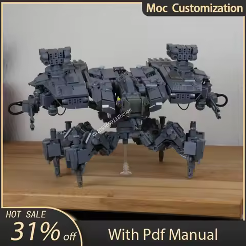 1573pcs Moc Games Model Space Horizon Zero Dawn Deathbringer Robot Building Blocks Creative Assembly