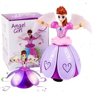 Angel Girl 360 Rotating Musical Dancing Toy Doll with Wings with Lights and Music  to Phome